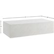 Meridian Furniture Piazza Off White Concrete Indoor/Outdoor Coffee Table