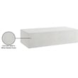 Meridian Furniture Piazza Off White Concrete Indoor/Outdoor Coffee Table