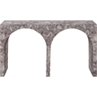 Meridian Furniture Faenza Brown Marble Finish Console Table