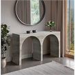 Meridian Furniture Faenza Travertine Finish Console Table
