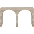 Meridian Furniture Faenza Travertine Finish Console Table
