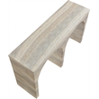 Meridian Furniture Faenza Travertine Finish Console Table