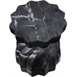 Meridian Furniture Caserta Black Marble Finish Concrete Indoor/Outdoor End Table