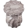 Meridian Furniture Caserta Brown Marble Finish Concrete Indoor/Outdoor End Table