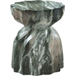 Meridian Furniture Caserta Green Marble Finish Concrete Indoor/Outdoor End Table