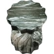 Meridian Furniture Caserta Green Marble Finish Concrete Indoor/Outdoor End Table