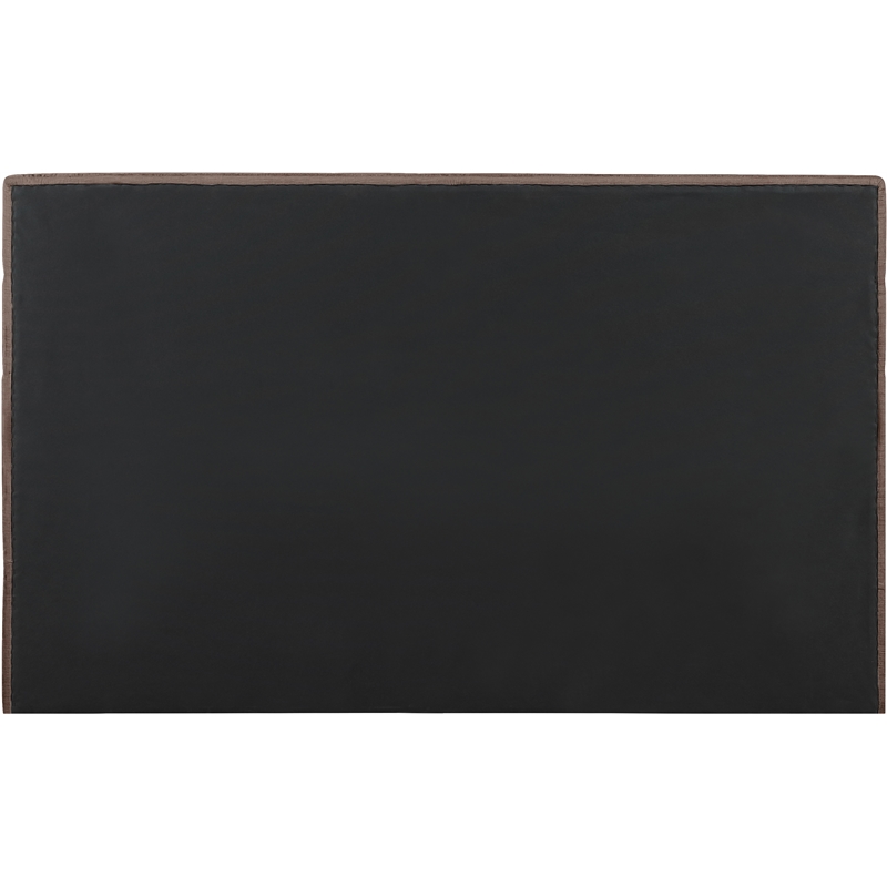 Meridian Furniture Adam Brown Chenille Fabric King Bed