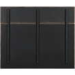 Meridian Furniture Adam Brown Chenille Fabric King Bed