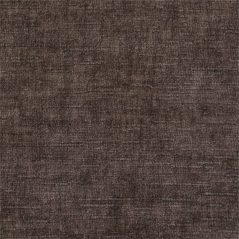 Meridian Furniture Adam Brown Chenille Fabric Queen Bed