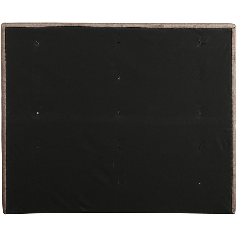 Meridian Furniture Adam Beige Linen Textured Fabric King Bed