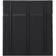 Meridian Furniture Adam Black Chenille Fabric Full Bed