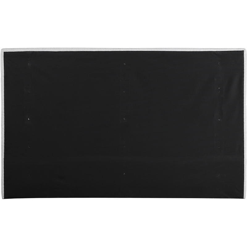 Meridian Furniture Adam Grey Linen Textured Fabric King Bed