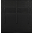 Meridian Furniture Adam Black Boucle Fabric King Bed