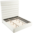 Meridian Furniture Adam Cream Boucle Fabric King Bed