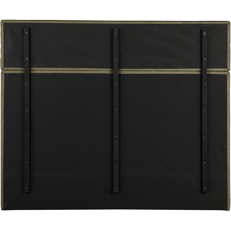 Meridian Furniture Adam Olive Boucle Fabric King Bed