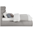 Meridian Furniture Adam Taupe Boucle Fabric Full Bed