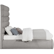Meridian Furniture Adam Taupe Boucle Fabric Full Bed