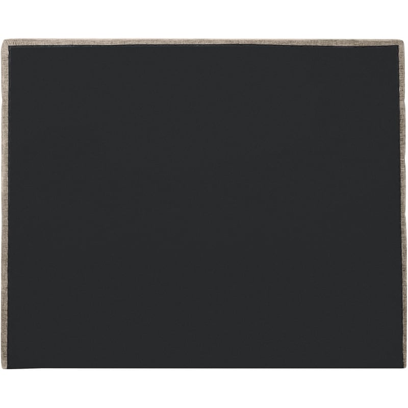 Meridian Furniture Adam Beige Chenille Fabric Full Bed
