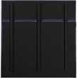 Meridian Furniture Adam Navy Chenille Fabric Queen Bed
