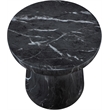 Meridian Furniture Avellino Black Indoor/Outdoor Concrete End Table