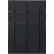 Meridian Furniture Adam Black Chenille Fabric Full Bed