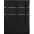 Meridian Furniture Adam Brown Chenille Fabric Queen Bed