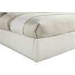 Meridian Furniture Adam Cream Chenille Fabric King Bed