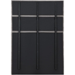 Meridian Furniture Adam Grey Chenille Fabric Full Bed