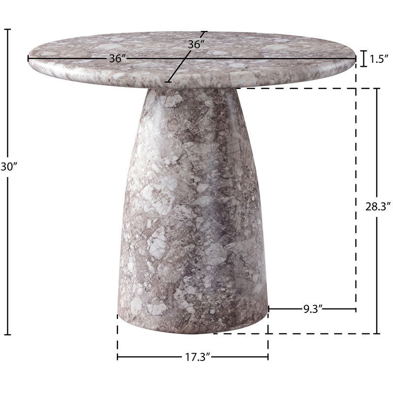 Meridian Furniture Cosenza Brown 36