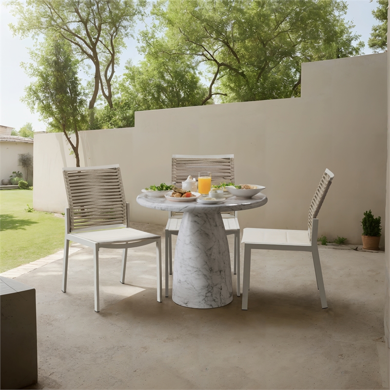 Meridian Furniture Cosenza White 36