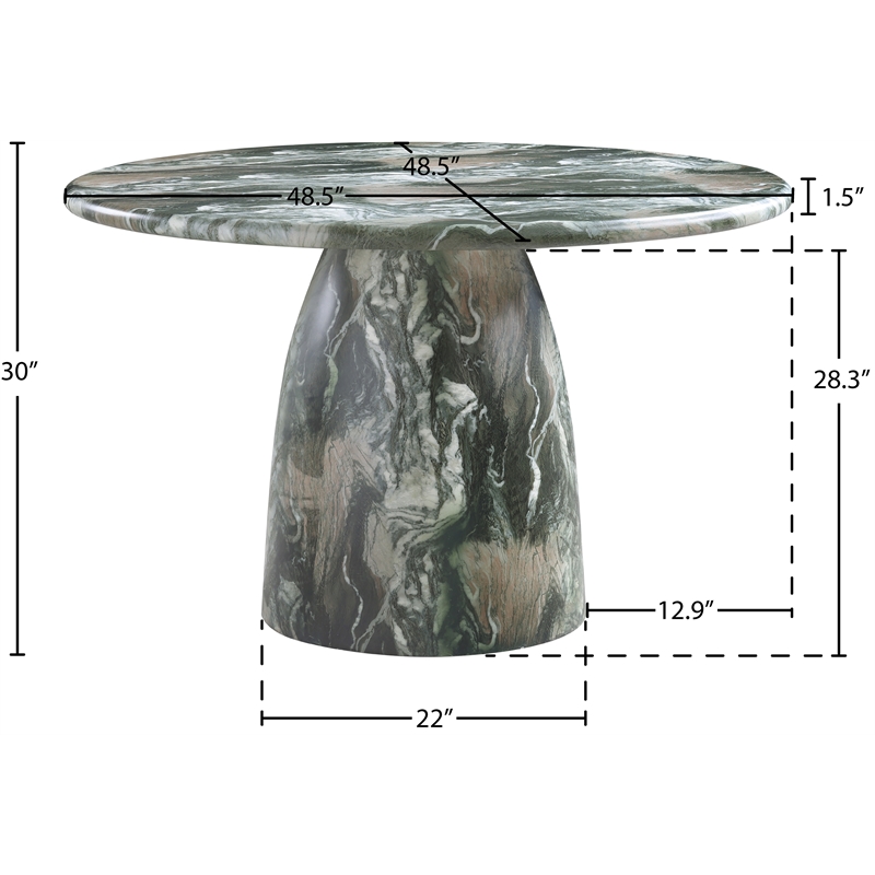 Meridian Furniture Cosenza Green 48.5