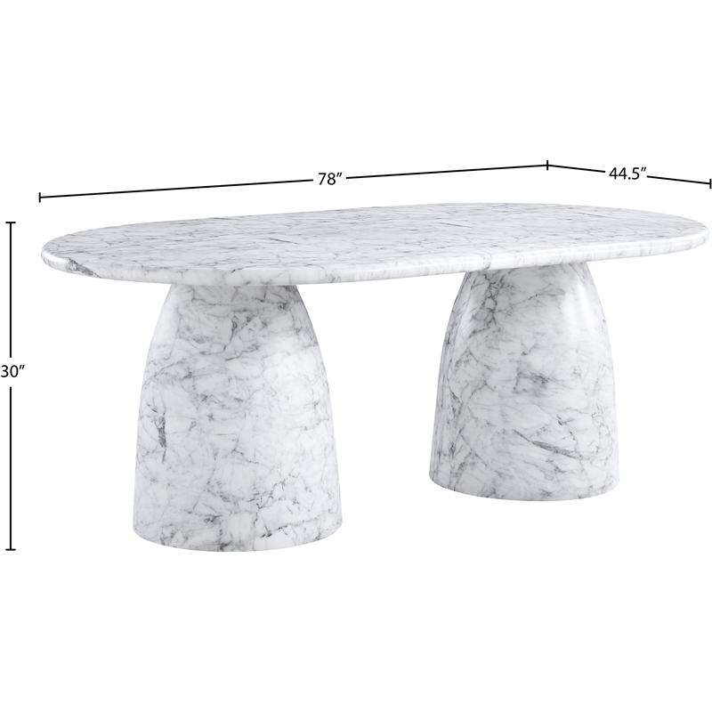 Meridian Furniture Cosenza White 78