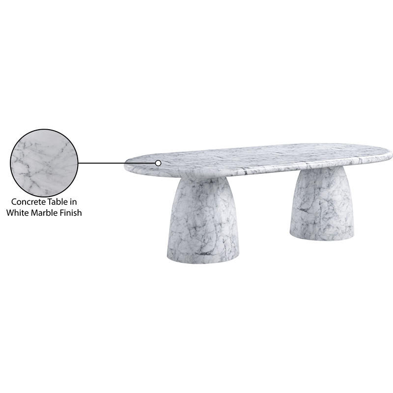 Meridian Furniture Cosenza White 96