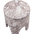 Meridian Furniture Foligno Brown Indoor/Outdoor Concrete End Table