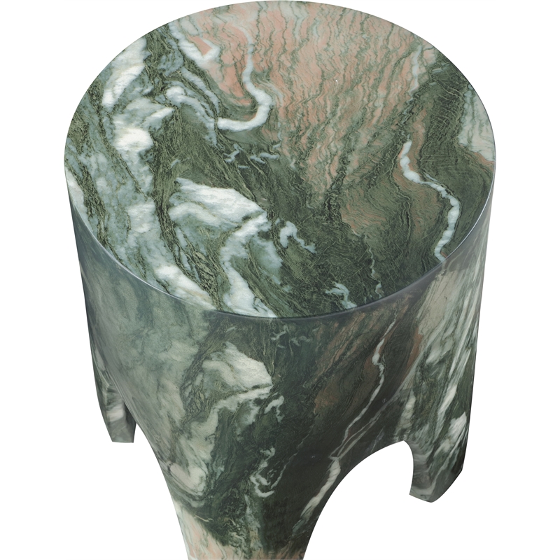 Meridian Furniture Foligno Green Indoor/Outdoor Concrete End Table