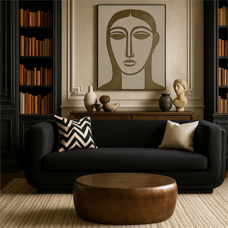 Meridian Furniture Capsule Brown Aluminum Coffee Table