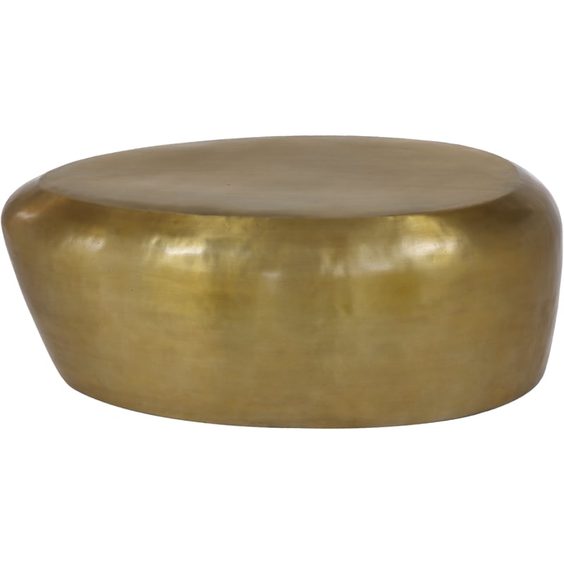 Meridian Furniture Capsule Gold Aluminum Coffee Table
