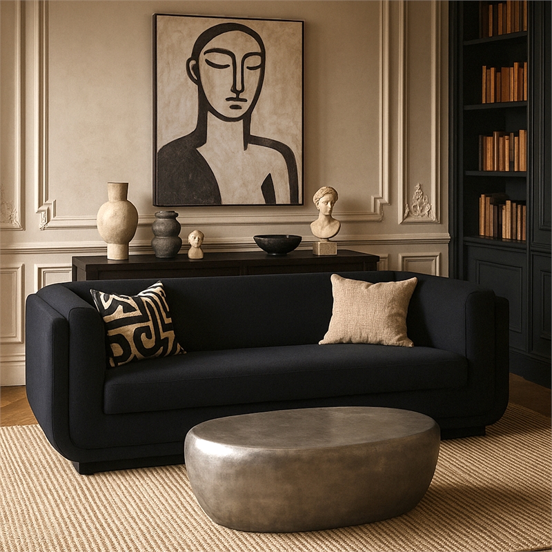 Meridian Furniture Capsule Silver Aluminum Coffee Table