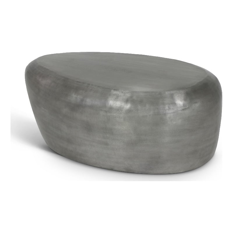 Meridian Furniture Capsule Silver Aluminum Coffee Table