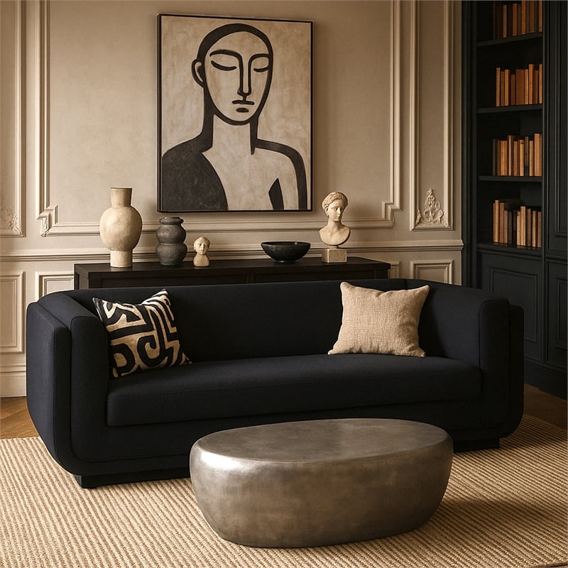 Meridian Furniture Capsule Silver Aluminum Coffee Table