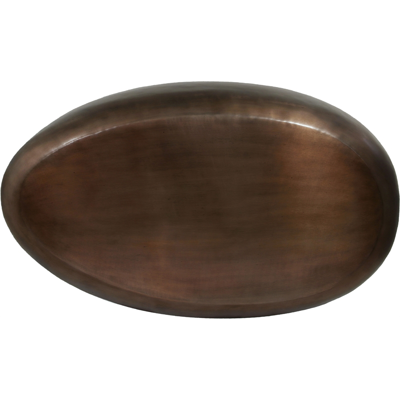 Meridian Furniture Capsule Brown Aluminum Coffee Table