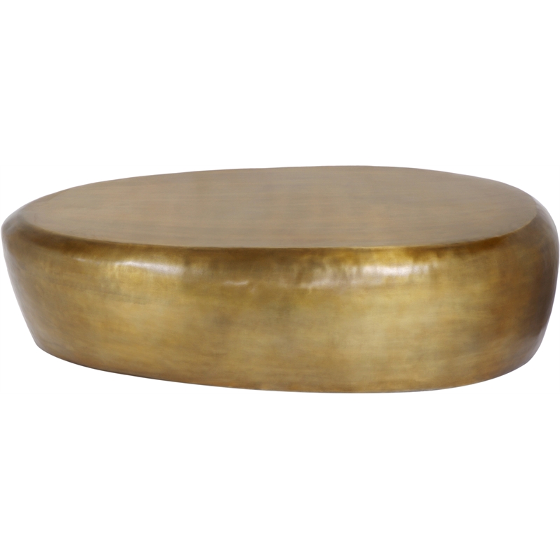 Meridian Furniture Capsule Gold Aluminum Coffee Table