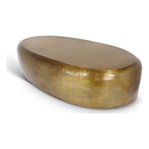 Meridian Furniture Capsule Gold Aluminum Coffee Table