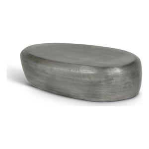 Meridian Furniture Capsule Silver Aluminum Coffee Table