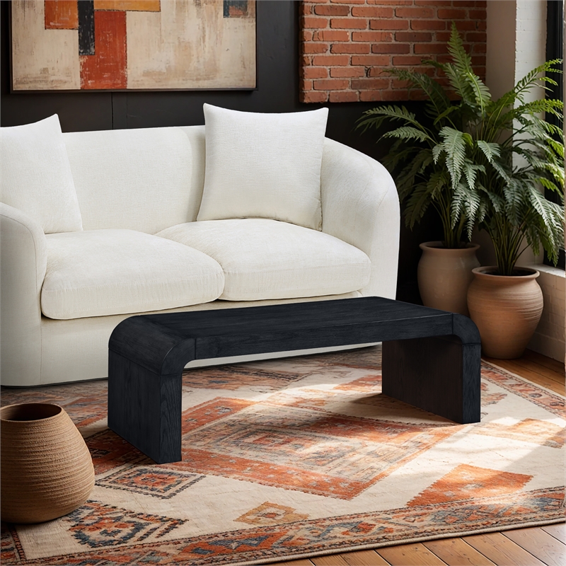 Meridian Furniture Toulon Black Oak Veneer Coffee Table