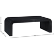 Meridian Furniture Toulon Black Oak Veneer Coffee Table