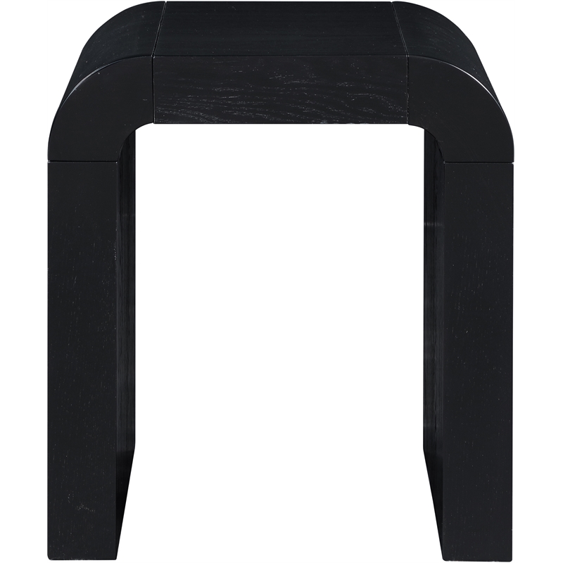 Meridian Furniture Toulon Black Oak Veneer End Table