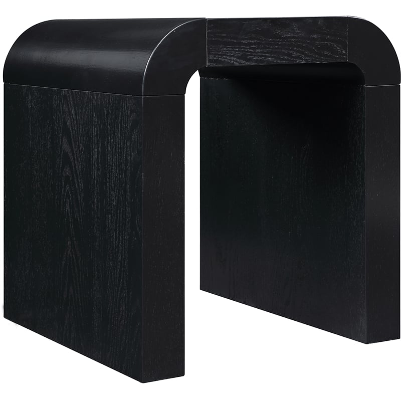 Meridian Furniture Toulon Black Oak Veneer End Table