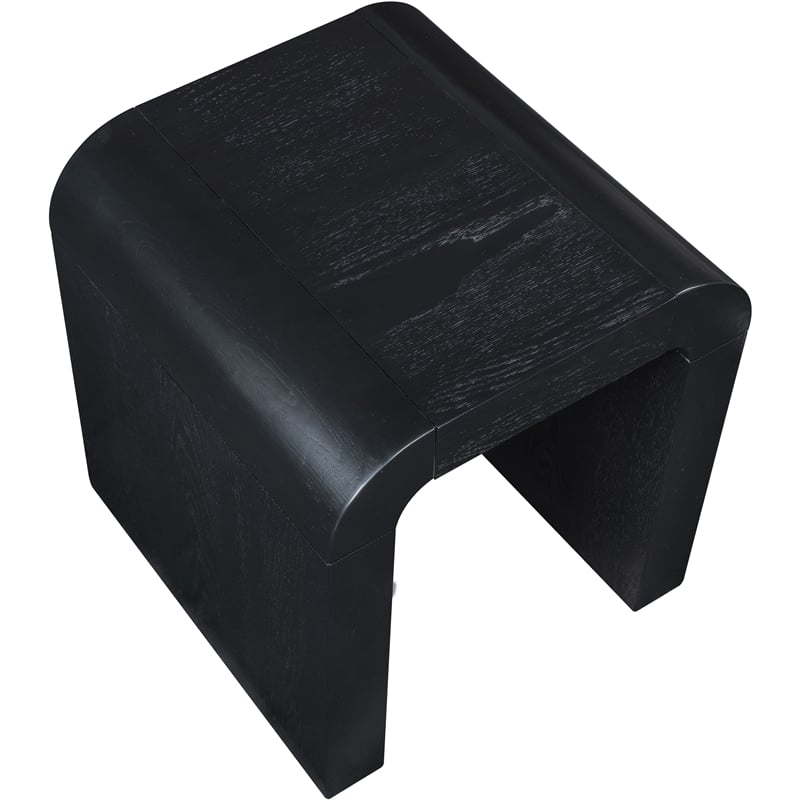 Meridian Furniture Toulon Black Oak Veneer End Table