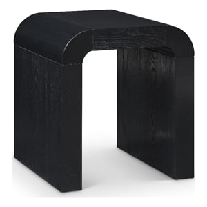 Meridian Furniture Toulon Black Oak Veneer End Table